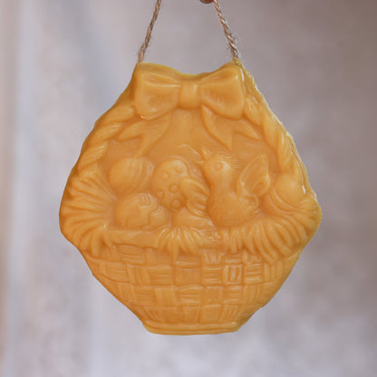 Easter Basket Ornament / Beeswax Ornament