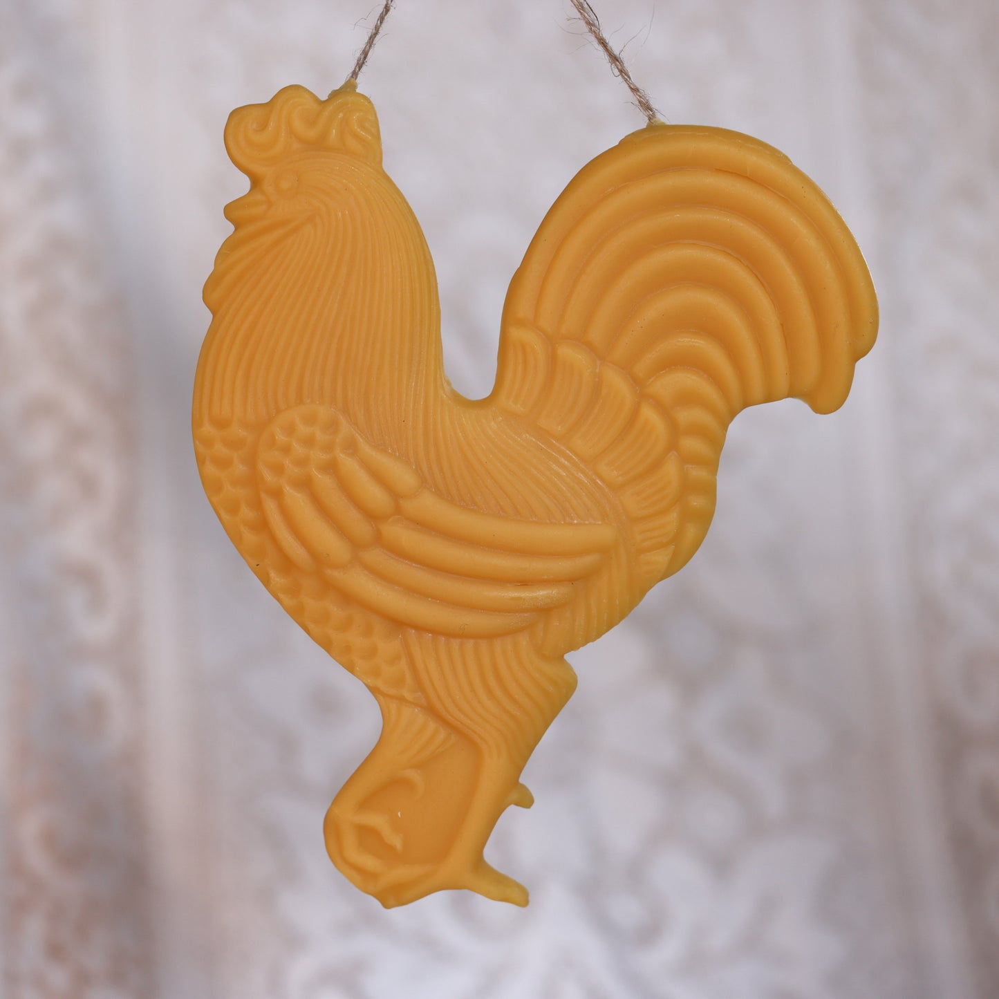 Rooster Ornament / Beeswax Ornament