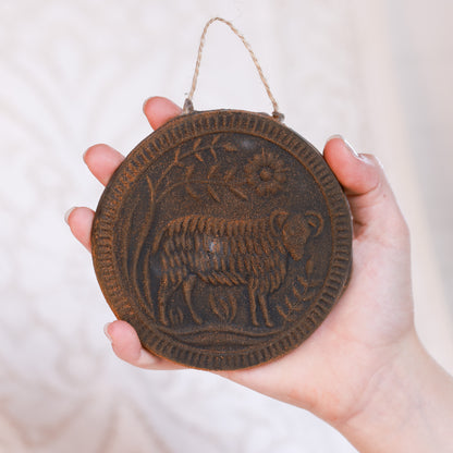 Ram Medallion Ornament / Beeswax Ornament