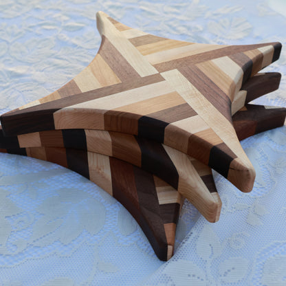 Amish Handmade Segmented Hardwood Trivet