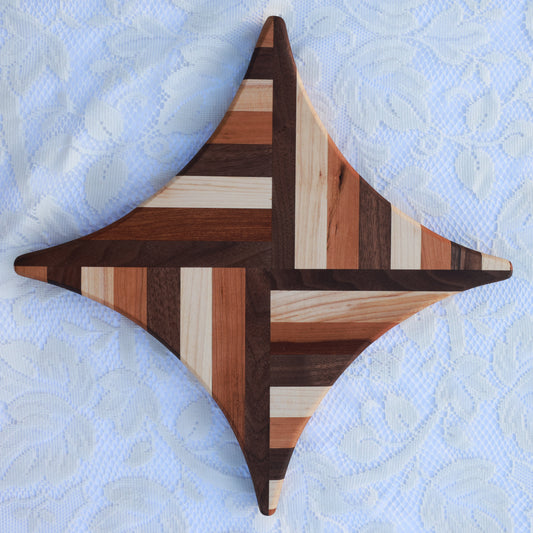 Amish Handmade Segmented Hardwood Trivet