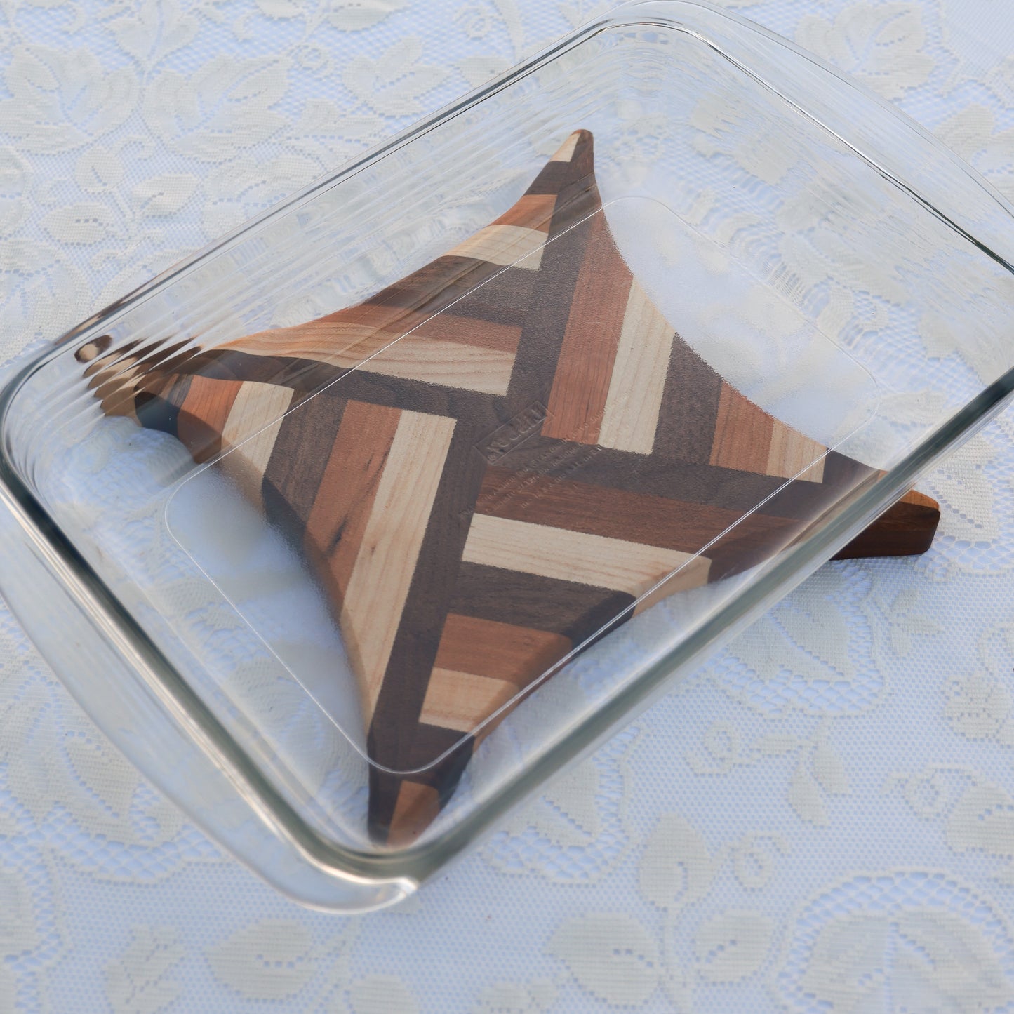 Amish Handmade Segmented Hardwood Trivet