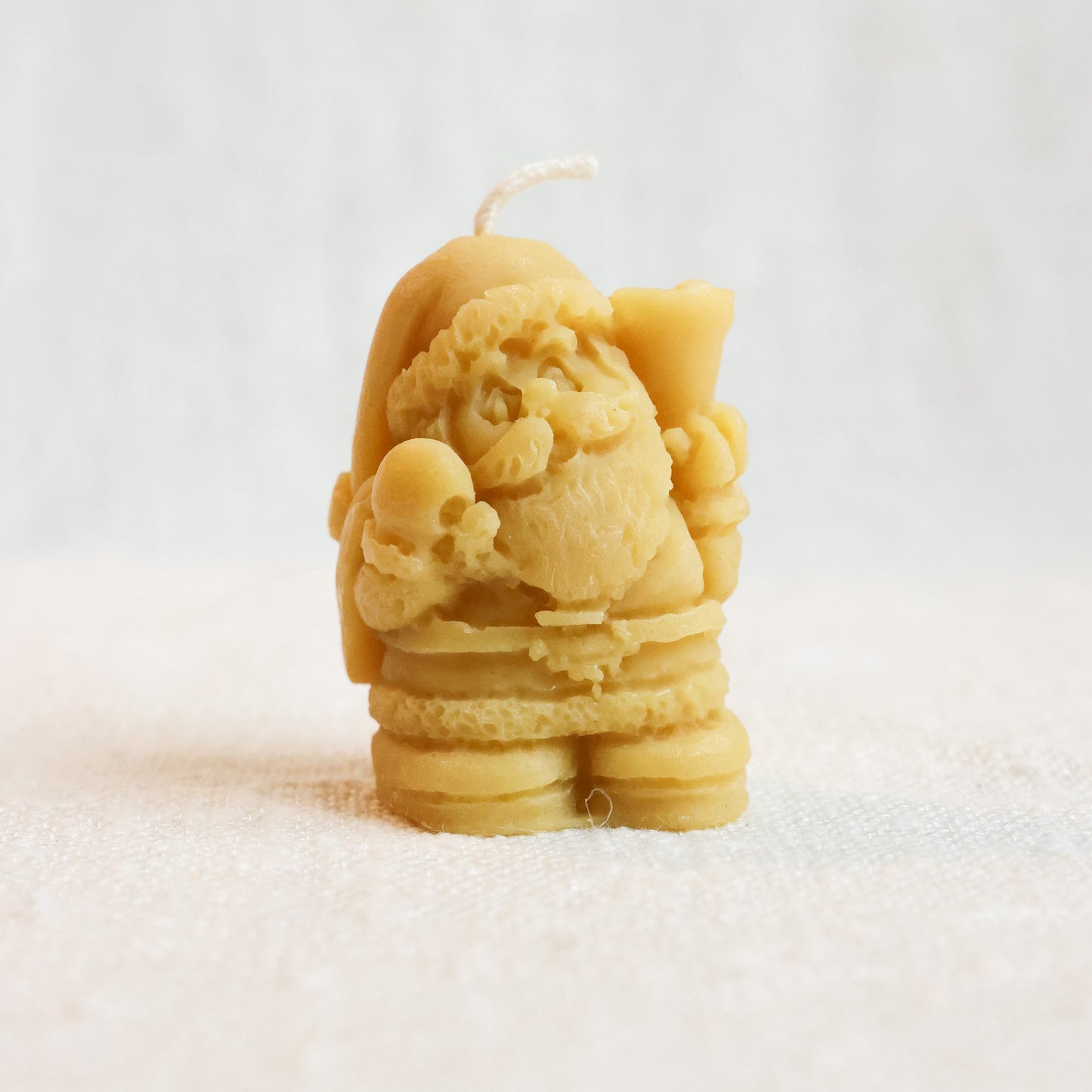 Santa Beeswax Candle