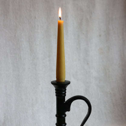 Tall Black Metal Taper Candle Holder