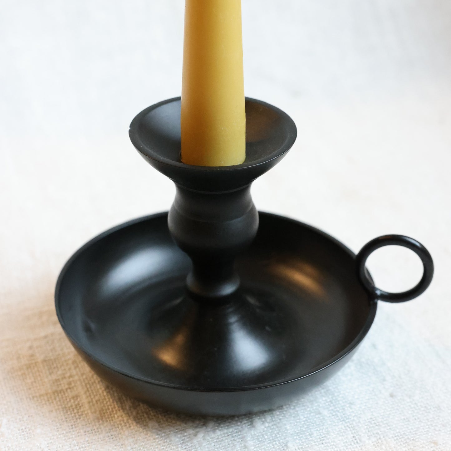 Black Metal Taper Candle Holder