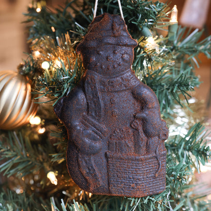 Snowman Beeswax Christmas Ornament