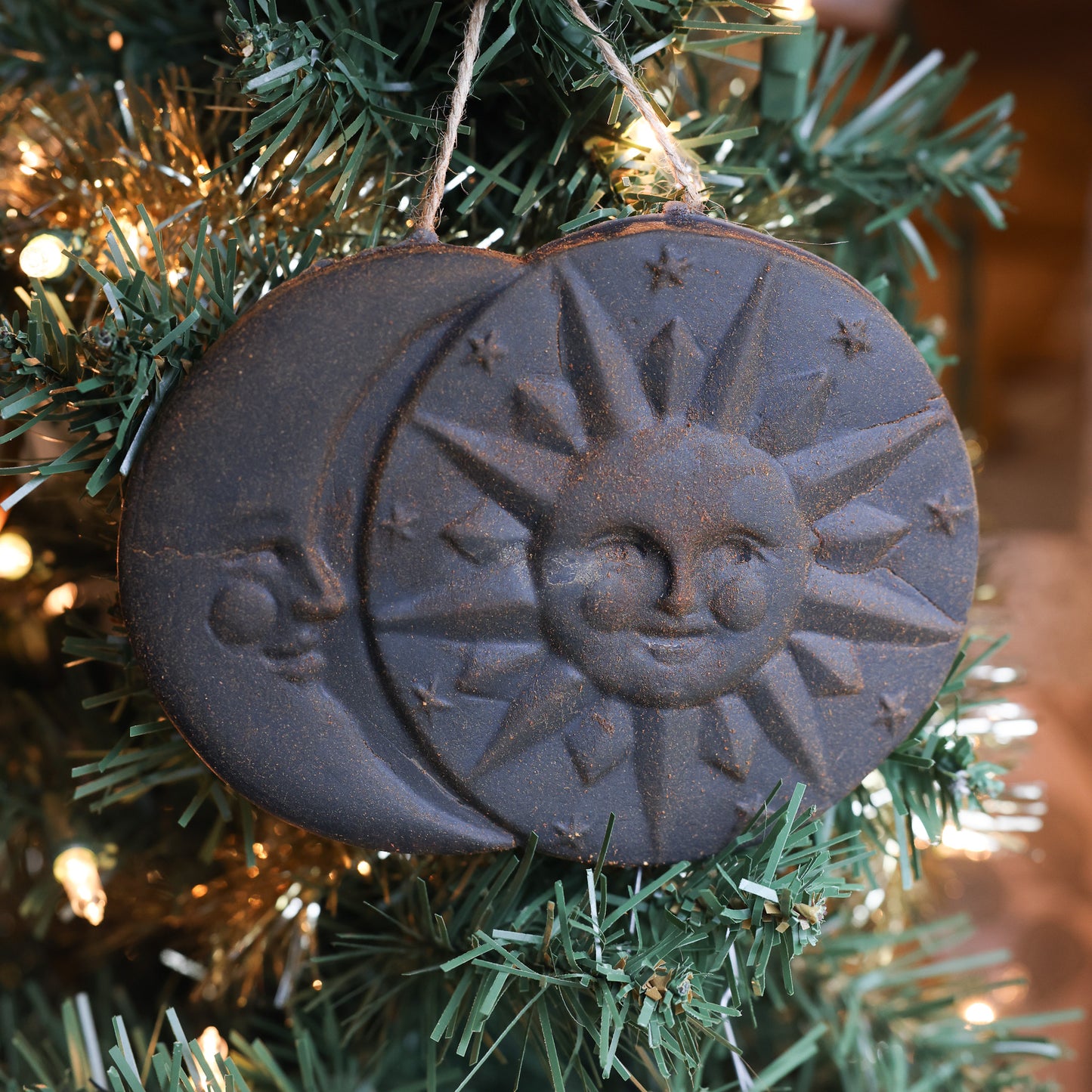 Sun & Moon Beeswax Ornament