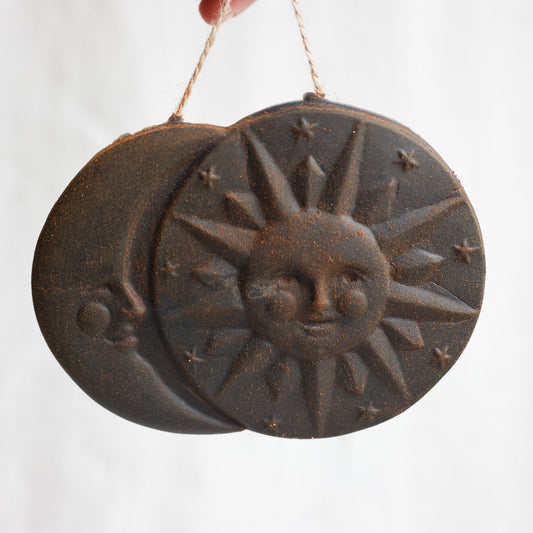 Sun & Moon Beeswax Ornament