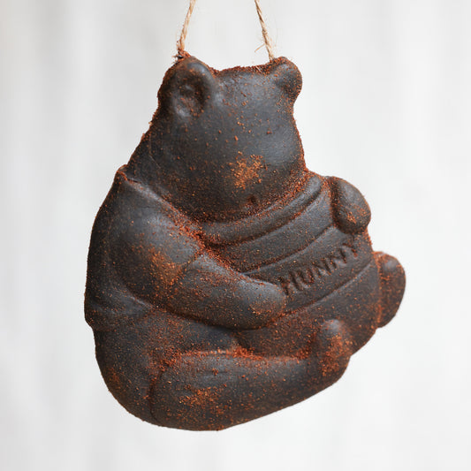 Pooh Bear Beeswax Christmas Ornament