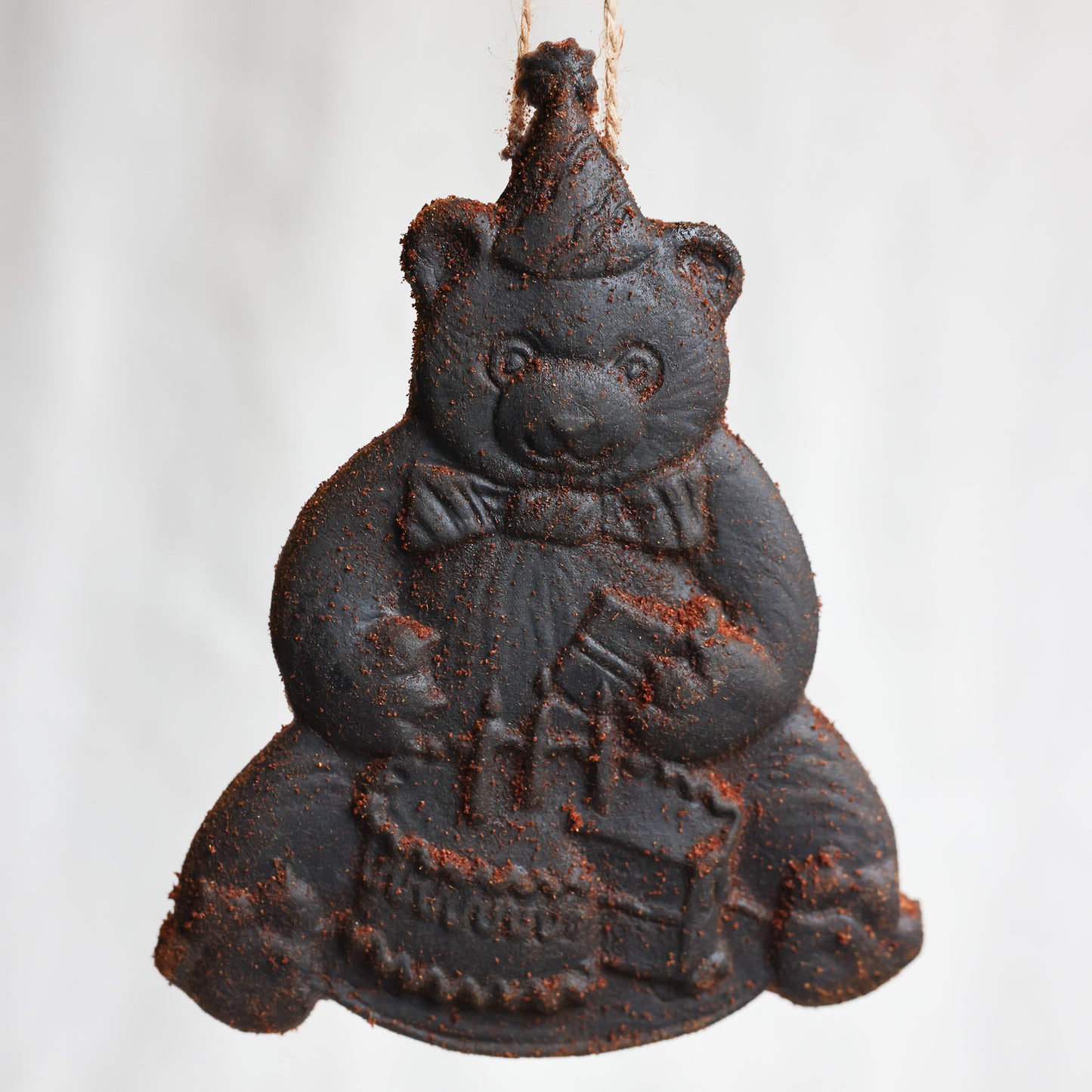 Birthday Bear Beeswax Ornament