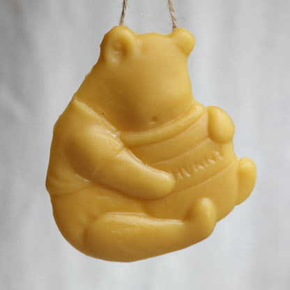 Pooh Bear Beeswax Christmas Ornament