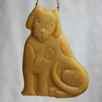 Dog Beeswax Christmas Ornament
