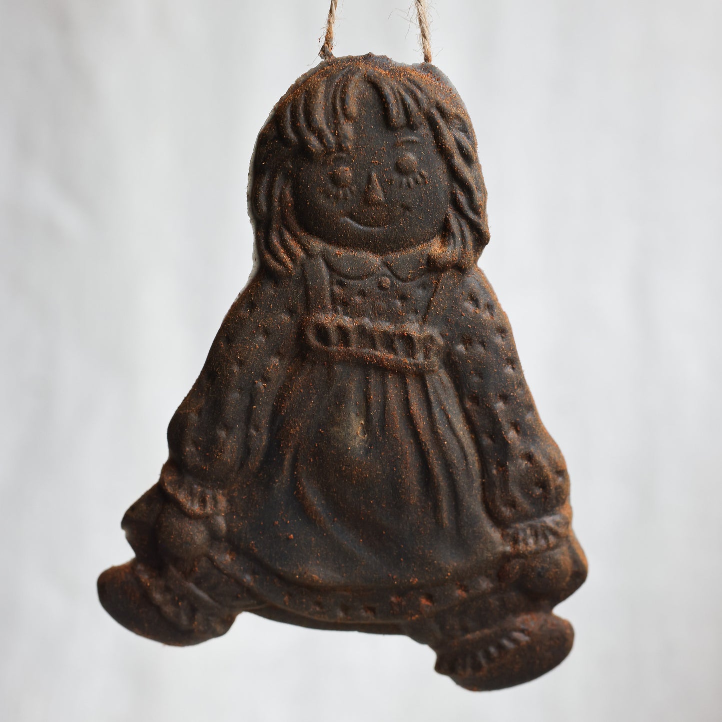 Raggedy Ann Beeswax Christmas Ornament