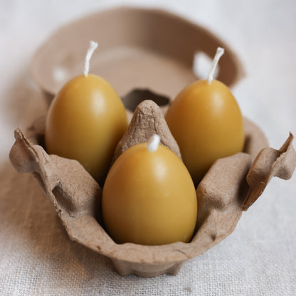 Egg Beeswax Candle