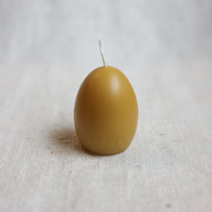 Egg Beeswax Candle
