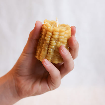 Corn Beeswax Candle