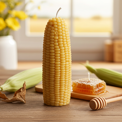 Corn Beeswax Candle