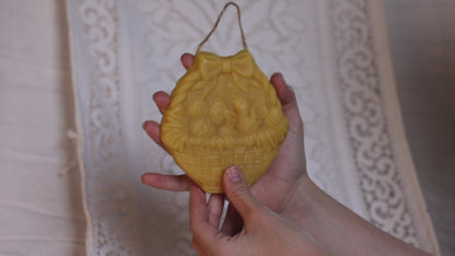 Easter Basket Ornament / Beeswax Ornament