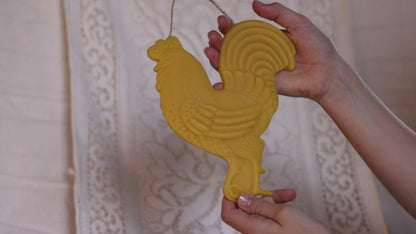 Rooster Ornament / Beeswax Ornament