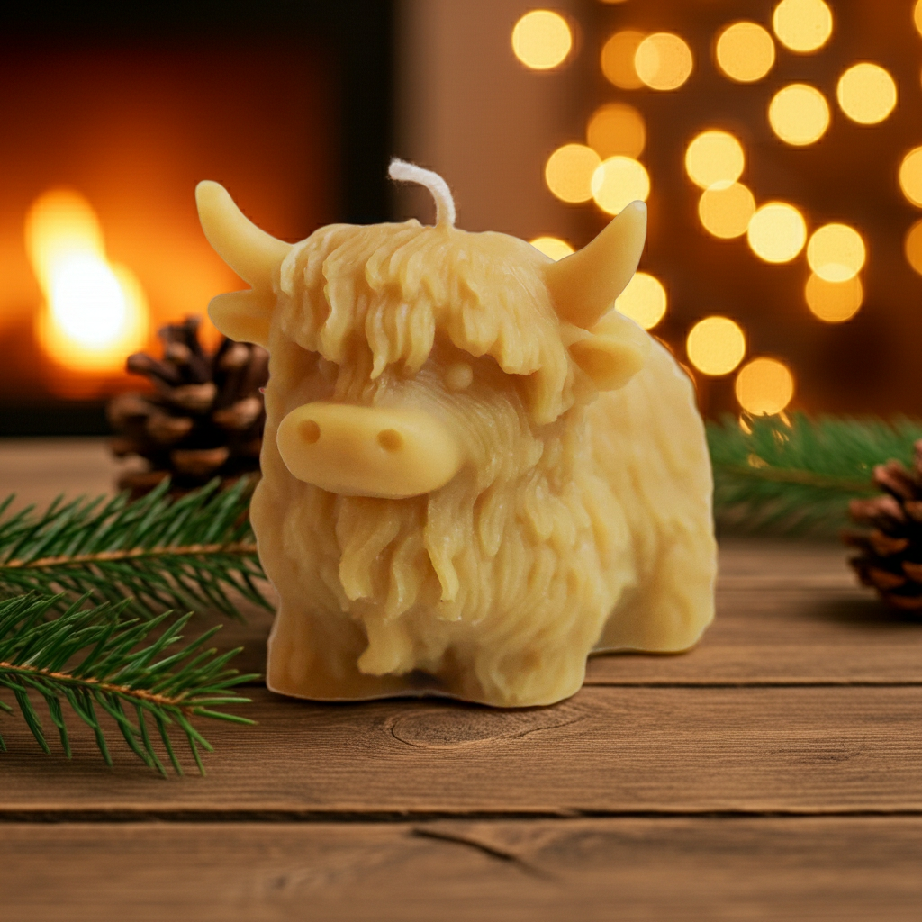 Highland Cow Candle